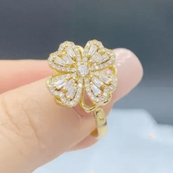 Rotating Flower🌸 Ring - Image 2